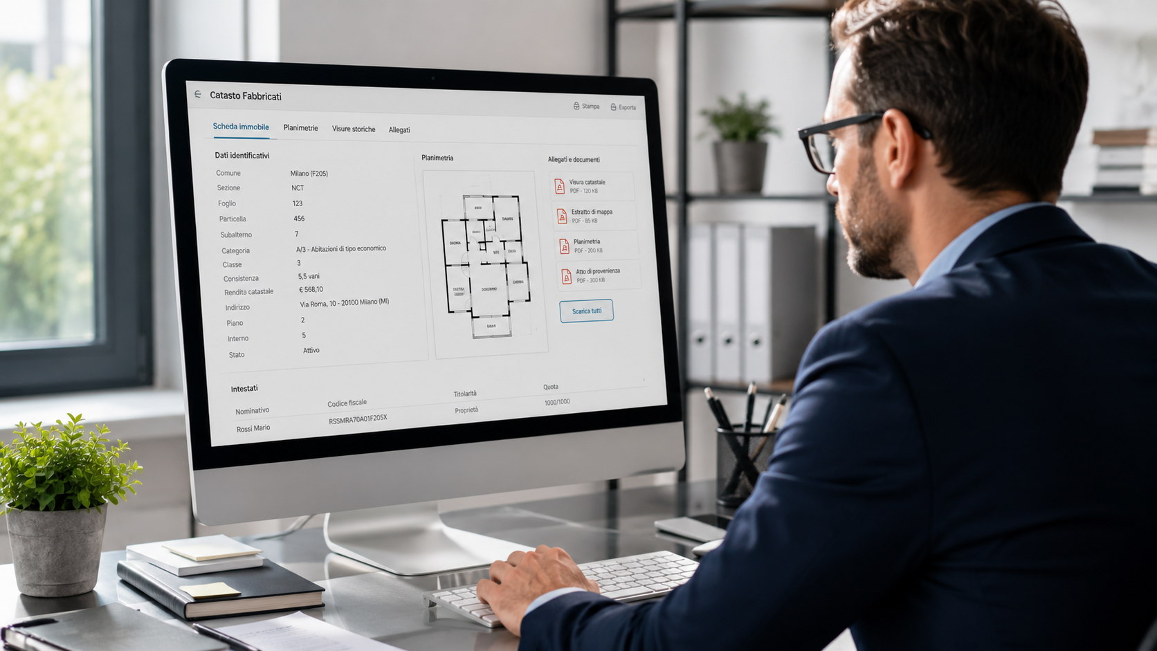 visura catastale gratis consultata online sul sito dell'Agenzia delle Entrate